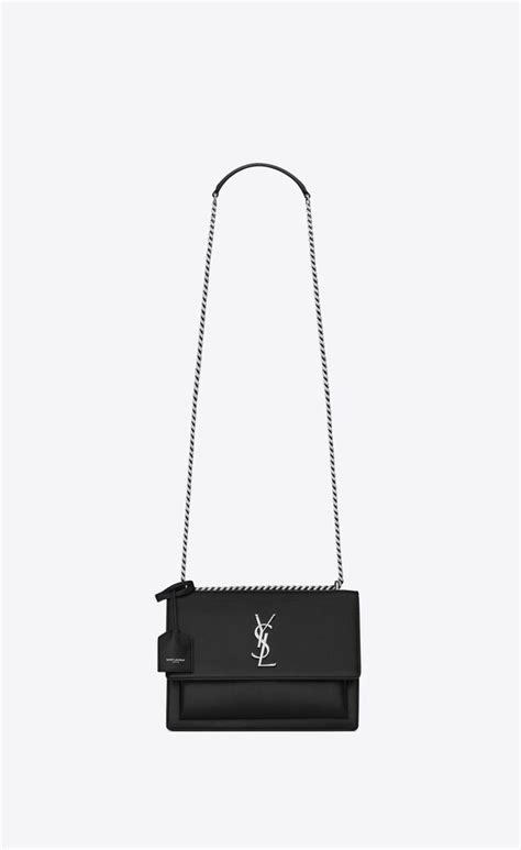 sunset medium smooth leather ysl|SUNSET medium IN SMOOTH LEATHER .